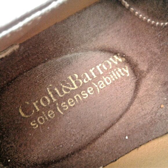 Croft-Barrow sole (sense) ability Womans Brown Slip-On-2.25" Wedge Heels Sz 6.5M - Picture 7 of 8